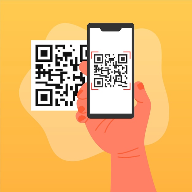 50+ Qr code von bild scannen , Qrcode des smartphones scannen Kostenlose Vektor