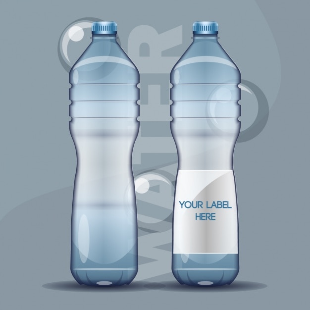 Wasserflaschen spritzen