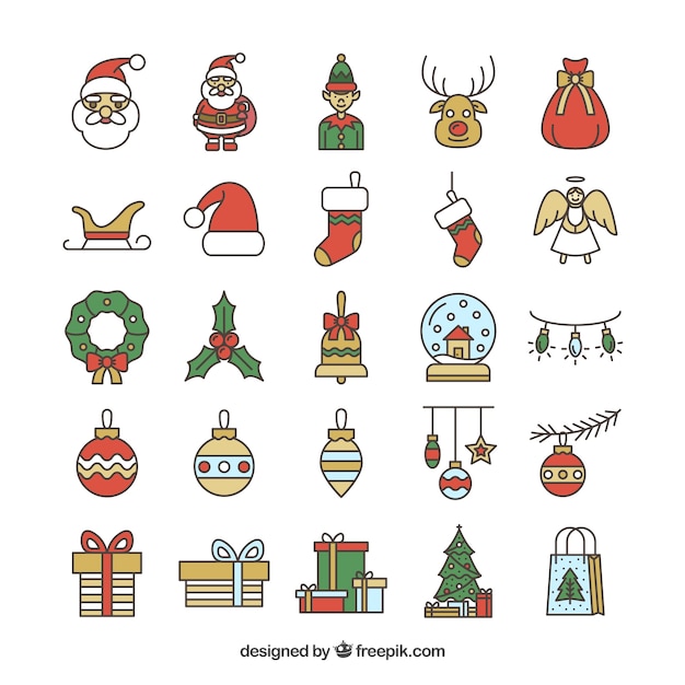 Weihnachts Icons