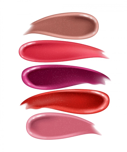 Schmiert lippenstift Premium Vektoren