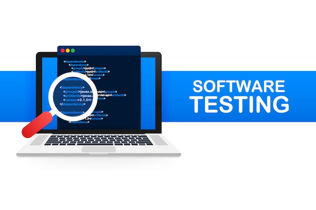 Softwaretest. Analyse Des Softwareentwicklungs-workflow-codierungstests ...