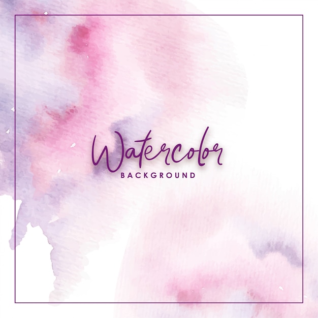 Splash aquarell lila hintergrund Premium Vektoren
