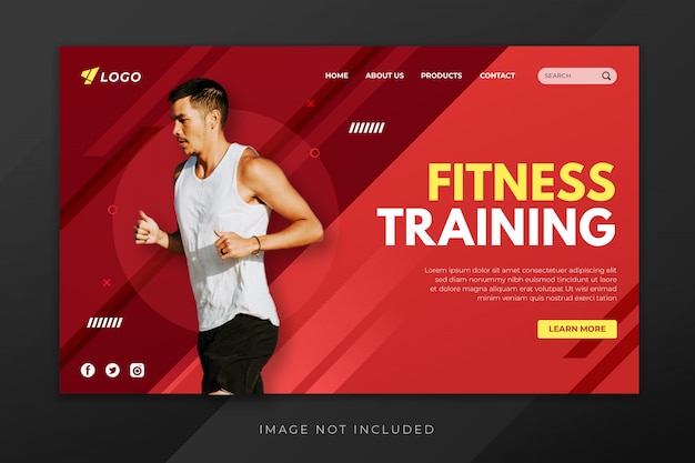 landing pages fitness