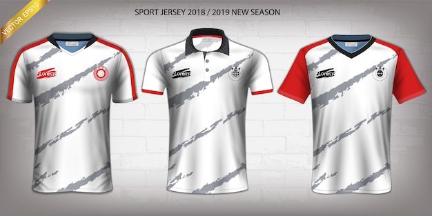 Sport jersey Premium Vektoren