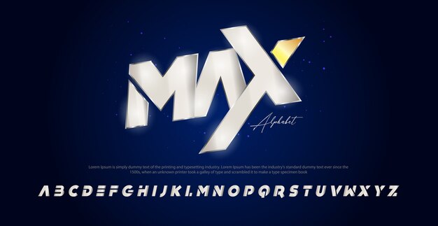 Sport moderne kursive alphabet schrift. typografie im urbanen stil Premium Vektoren