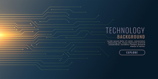 Technologiehintergrund mit schaltplan | Kostenlose Vektor