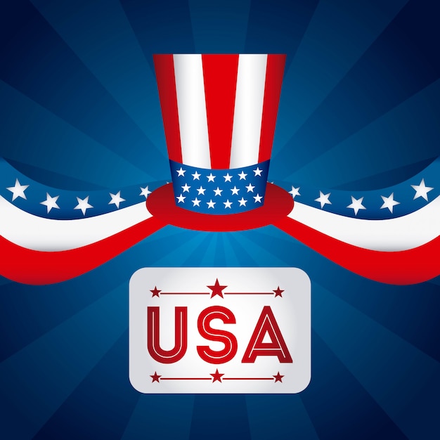 Usa design Kostenlosen Vektoren
