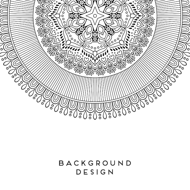 Vektor mandala hintergrund Premium Vektoren