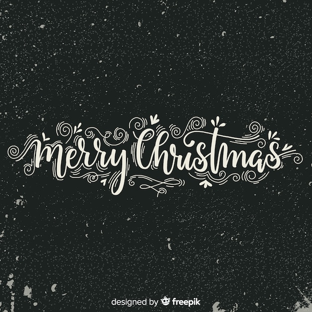 Weihnachten grunge schriftzug hintergrund | Kostenlose Vektor