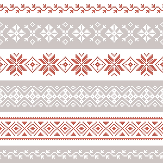 Weihnachten nahtlose muster endlose textur für tapete retro-stil