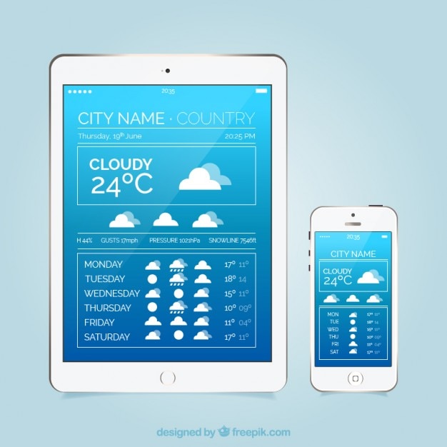 Wetterbericht App für verschiedene Geräte | Download der ...