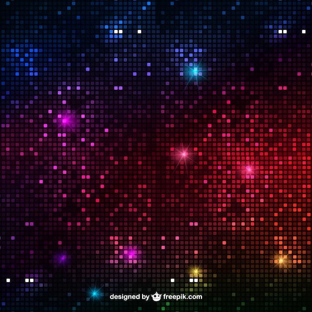 Zusammenfassung Disco Lichter Hintergrund Kostenlose Vektor