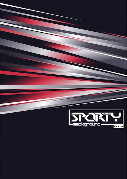 Abstrato desportivo Vetor Premium