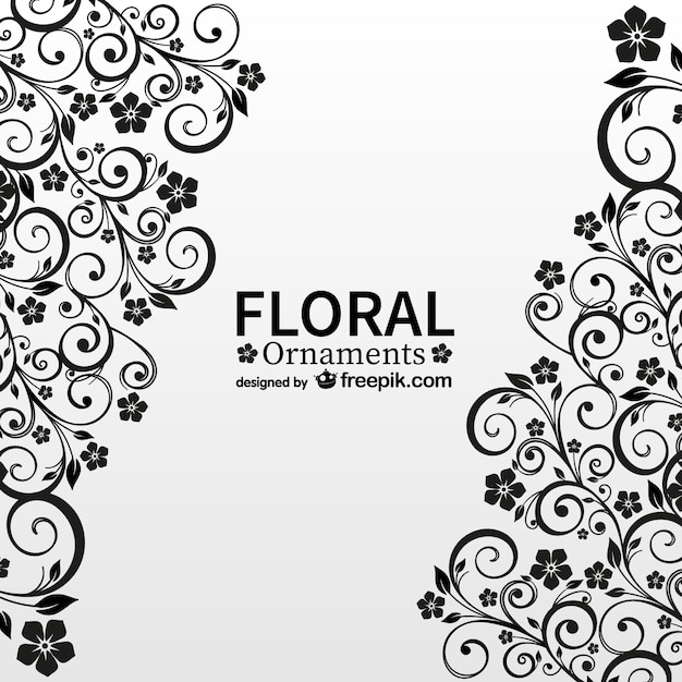 Featured image of post Floral Vetor Preto E Branco Vector vintage seamless black and white floral pattern