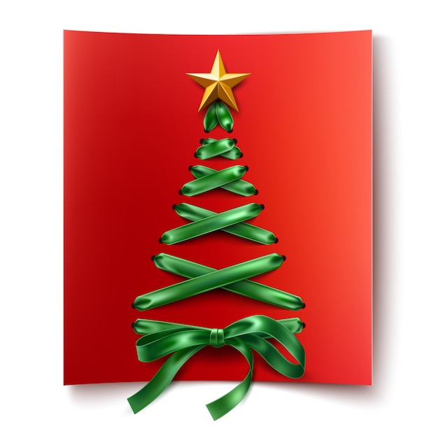 Arvore De Natal Com Cordoes Realista Feita De Atacadores Verdes Vetor Premium Tirava notas de tudo o que ia compreendendo da maneira como as plantas se ramificam e de outras coisas do genero. freepik