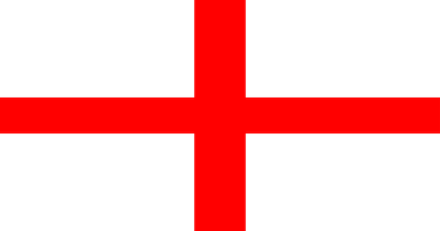 Bandeira de ilustração da inglaterra Vetor grátis