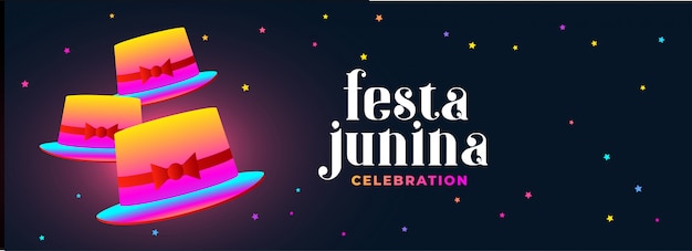 Bandeira junina da festa latino-americana Vetor grátis