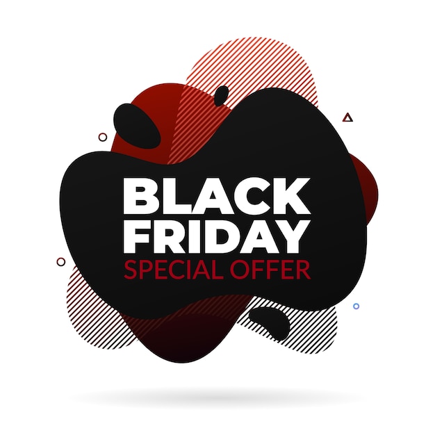 Banner de venda de sexta-feira negra Vetor Premium