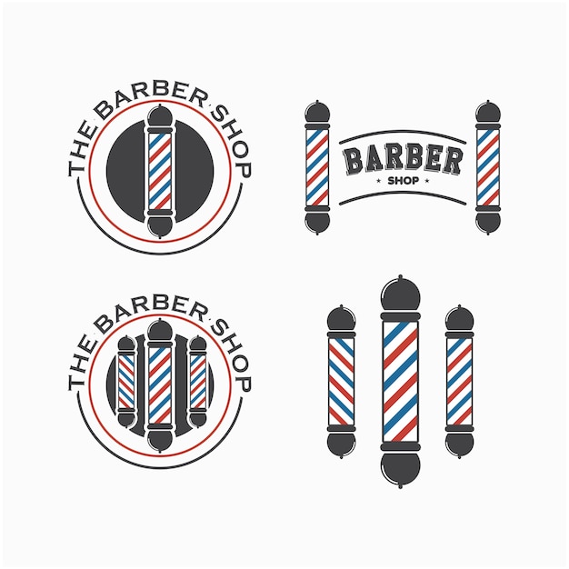 Download Free Barber Shop Logo Set Vector Template Design Vetor Premium Use our free logo maker to create a logo and build your brand. Put your logo on business cards, promotional products, or your website for brand visibility.