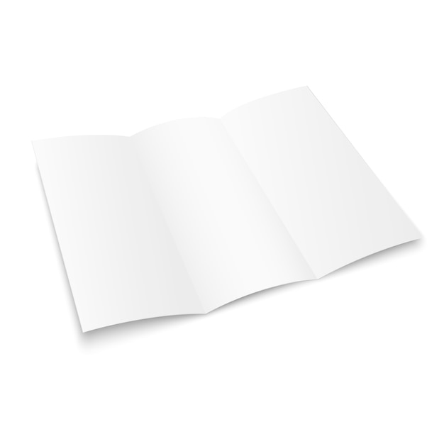 Brochura De Três Dobras Em Branco Livro Branco De Brochura Em Branco Brochura De Papel De Três 7247