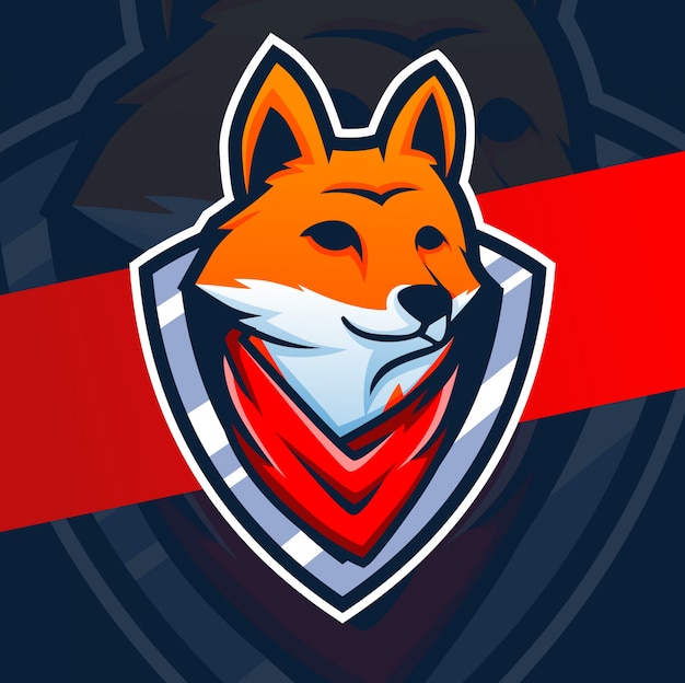 Cabeça De Raposa Mascote Esport Design De Logotipo Vetor Premium 2949