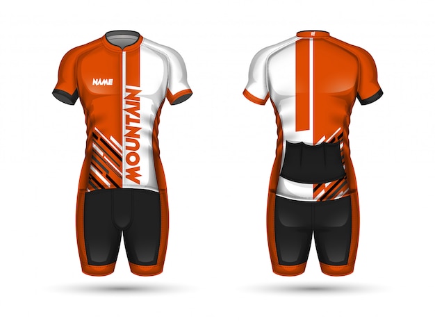 Download Camisa de ciclismo jersey | Vetor Premium