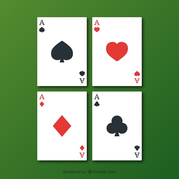 Cartões de jogo de poker  Baixar vetores grátis