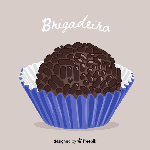 Composi O Brigadeiro Tradicional Vetor Gr Tis