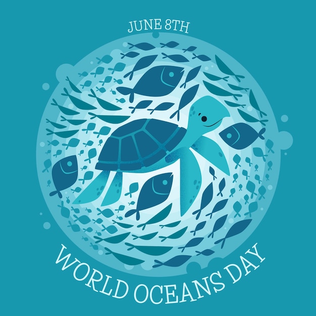 Conceito de dia mundial dos oceanos | Vetor GrÃ¡tis