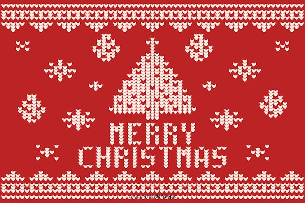 Conceito de natal com fundo design plano Vetor grátis
