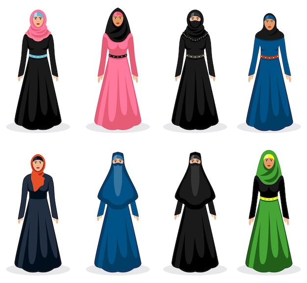 fotos de roupas arabes femininas