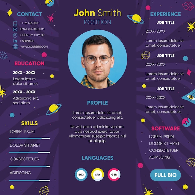 Curriculum vitae online | Vetor Grátis