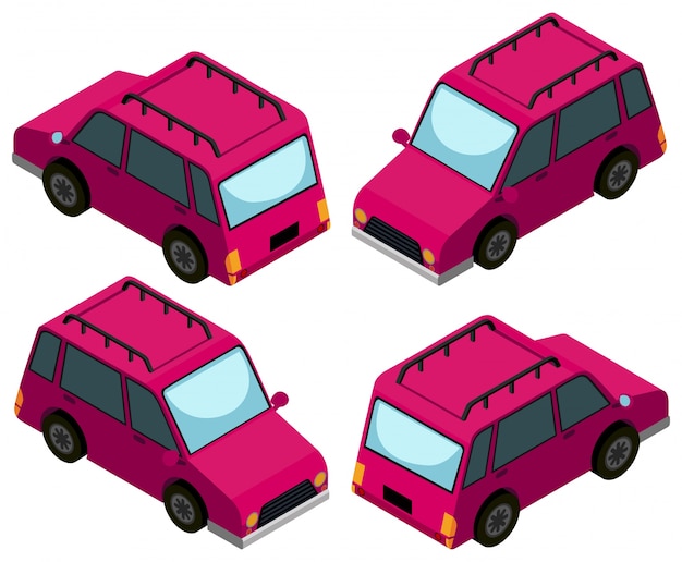 Desenho 3d Para Carros Cor De Rosa Baixar Vetores Grátis