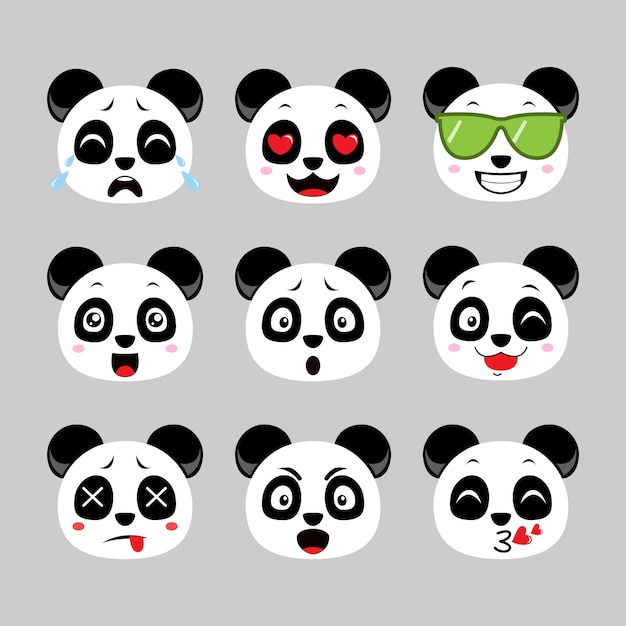 emoticon panda push ups