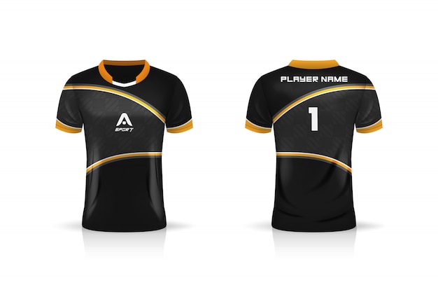 Download Especificação soccer sport, esports gaming t shirt jersey ...