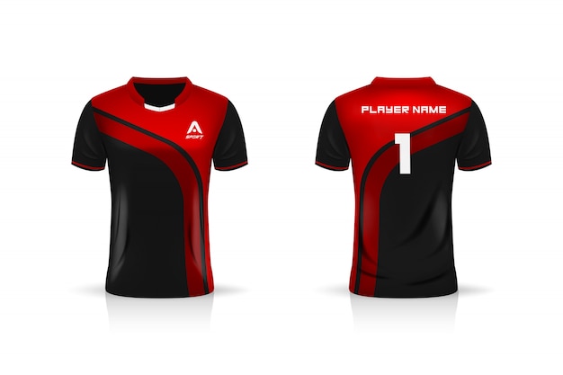 Download Especificação soccer sport, esports gaming t shirt jersey ...