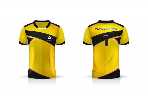 Download Especificação soccer sport, esports gaming t shirt jersey ...