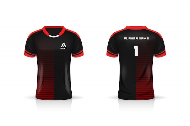 Download Especificação soccer sport, esports gaming t shirt jersey ...