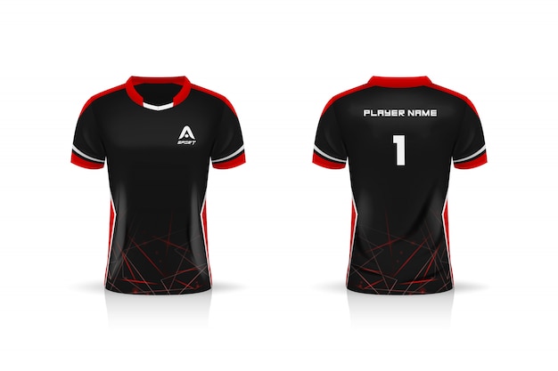 Download Especificação soccer sport, esports gaming t shirt jersey ...