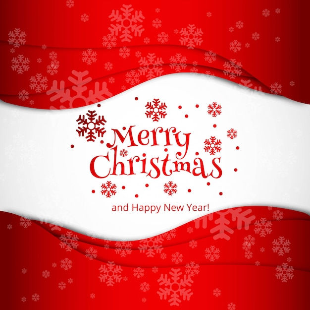 Feliz natal celebração cartão design vector Vetor grátis