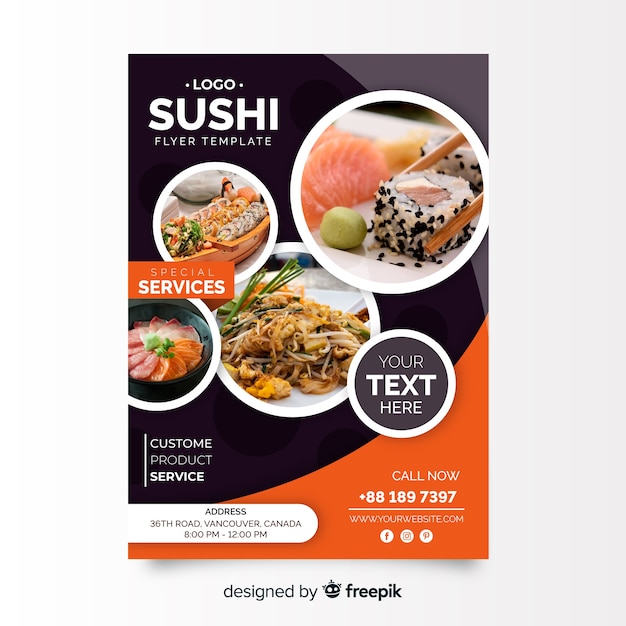 Imagens Sushi Flyer | Vetores, fotos de arquivo e PSD grátis