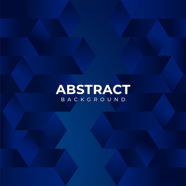 Fundo abstrato azul formas geométricas Vetor grátis