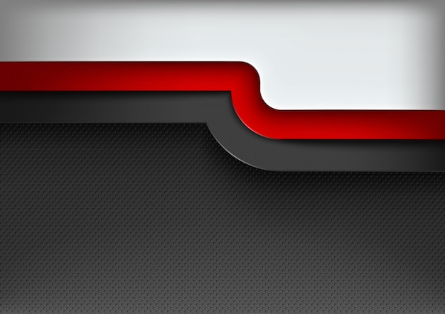 Fundo abstrato com 3 camadas coloridas Vetor Premium