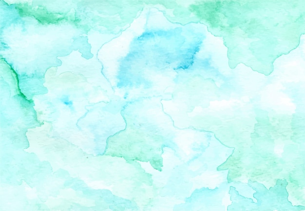 Fundo Aquarela Abstrato Verde Pastel Vetor Premium