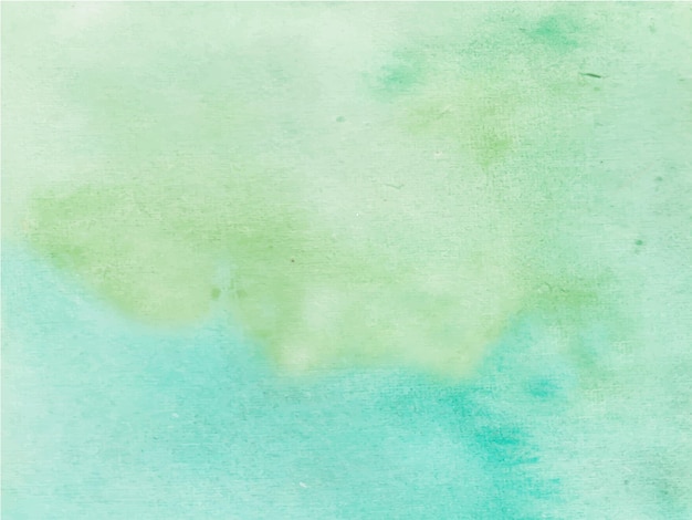 Fundo Aquarela Abstrato Verde Vetor Premium