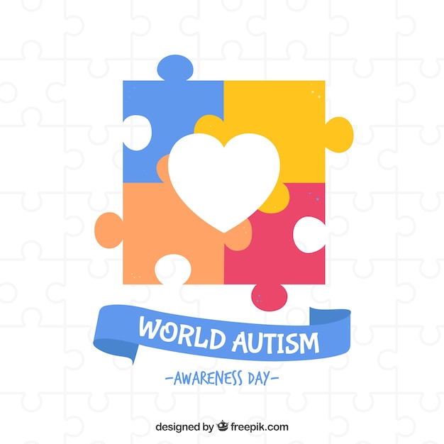 Fundo colorido do dia mundial do autismo | Baixar vetores ...