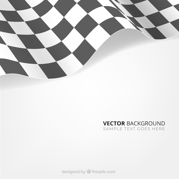 Fundo de bandeira quadriculada Vetor grátis