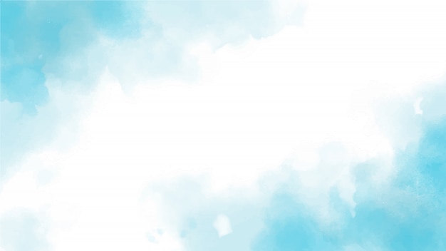 Fundo de tamanho de tela de página web azul aquarela respingo Vetor Premium