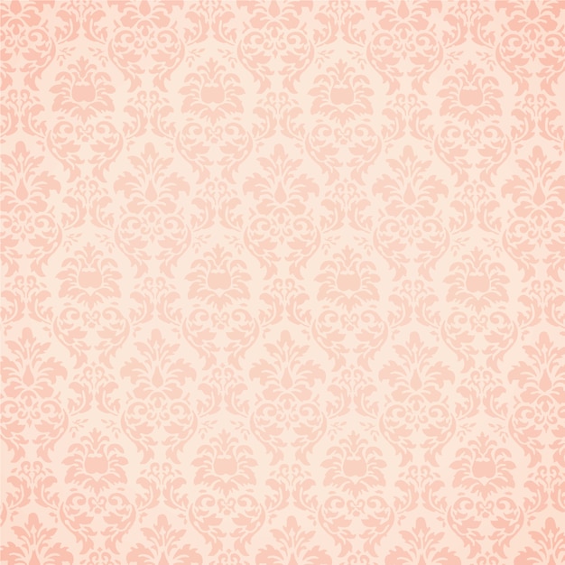 Fundo decorativo cor de rosa Vetor Grátis