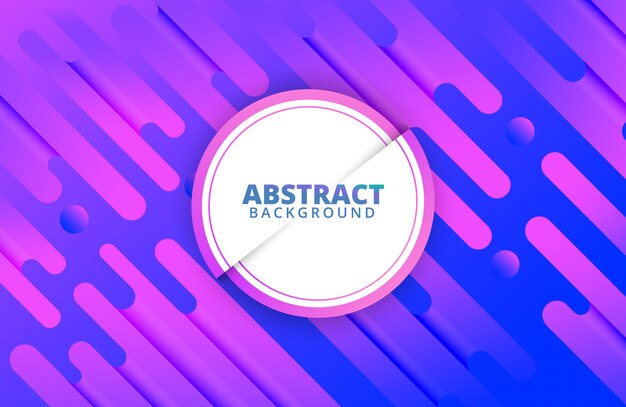 Fundo dinâmico moderno com composição de formas abstratas Vetor Premium